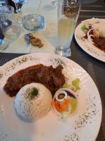 Rindergulasch mit Reis