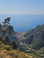 Beginn der Wanderung auf dem oberen Mühlenweg von Scala nach Amalfi