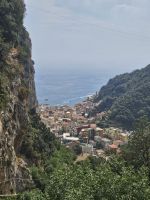 Ausblick während der Wanderung nach Amalfi