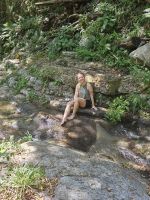 Füße kühlen und die Rast genießen