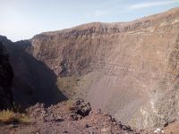 Am Krater des Vesuvs 