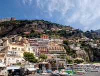Ankunft in Positano 