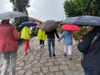 Mongiana. Botanischer Garten bei Regen