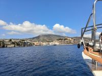 Auf dem Weg zu den liparischen Inseln: Lipari