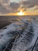 Zurück von den Inseln am Abend