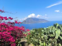 Lipari Blick nach Salina