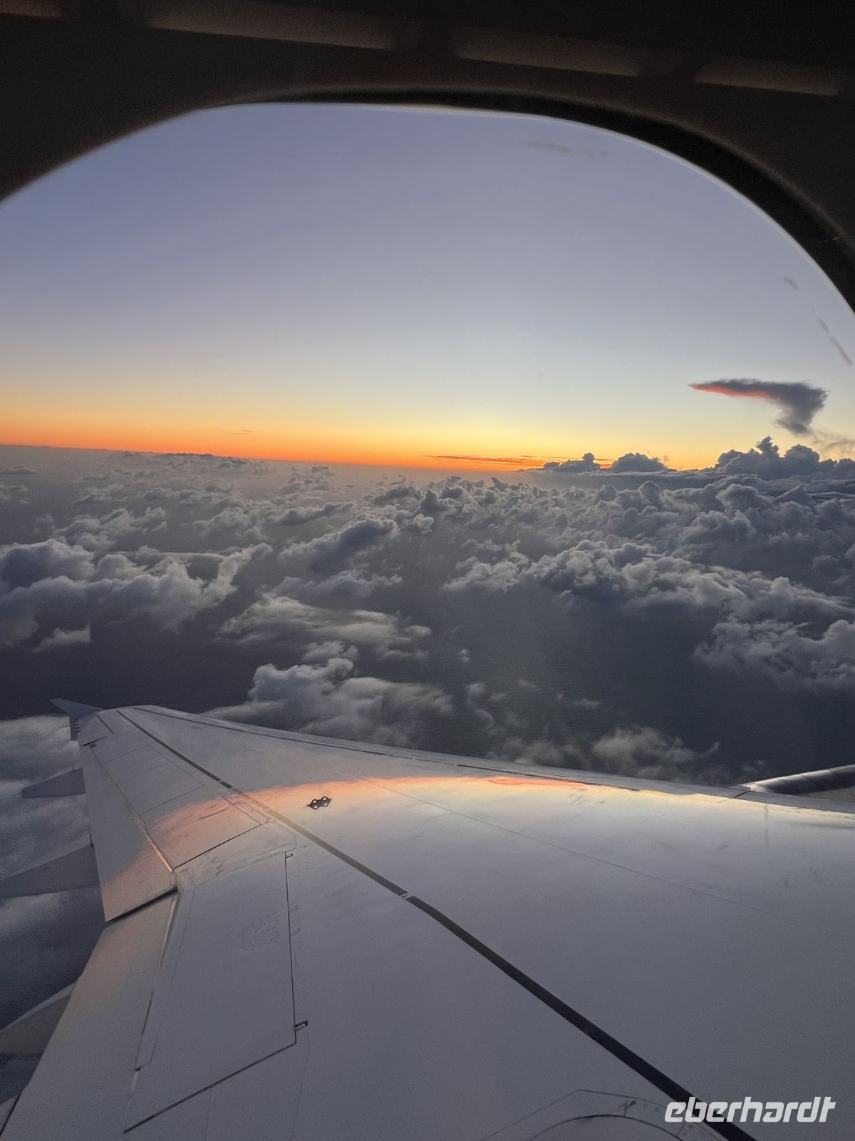 Rückflug von Rom nach Frankfurt