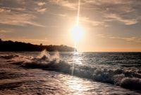 Brandung bei früher Abendstimmung 