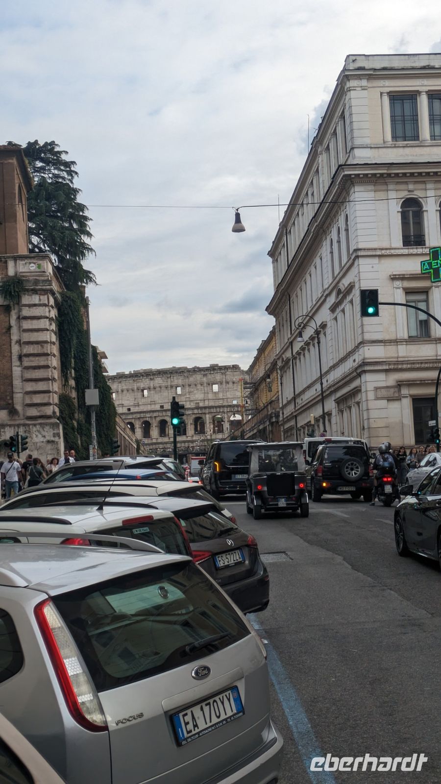 Viele Verkehr gehört zu Rom