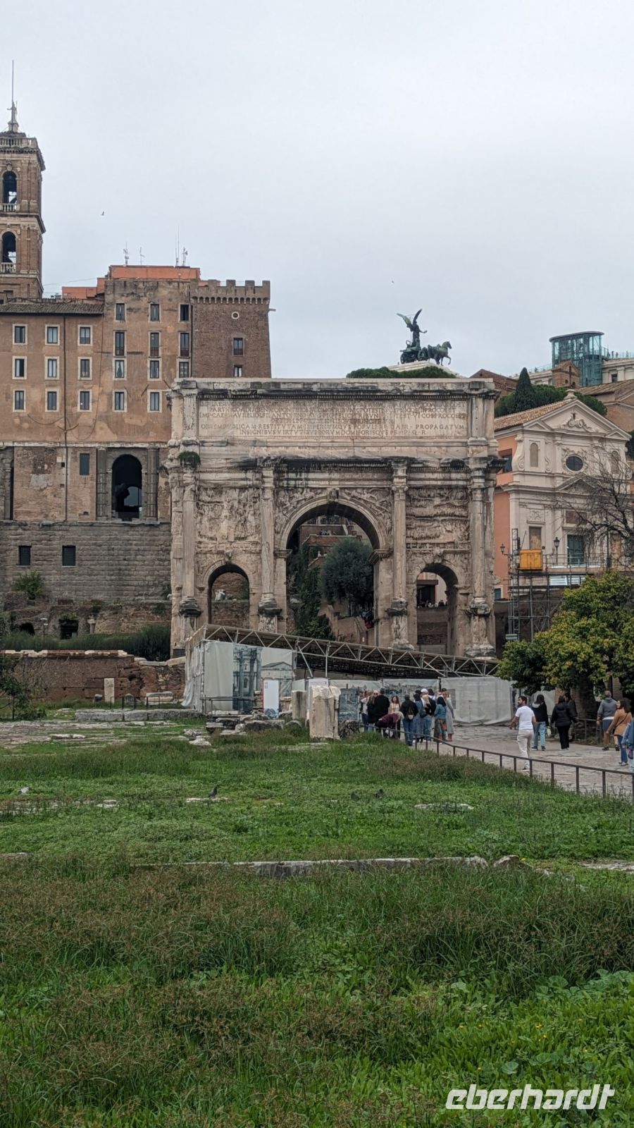 Triumpfbogen, den nur der Kaiser durchschreiten durfte