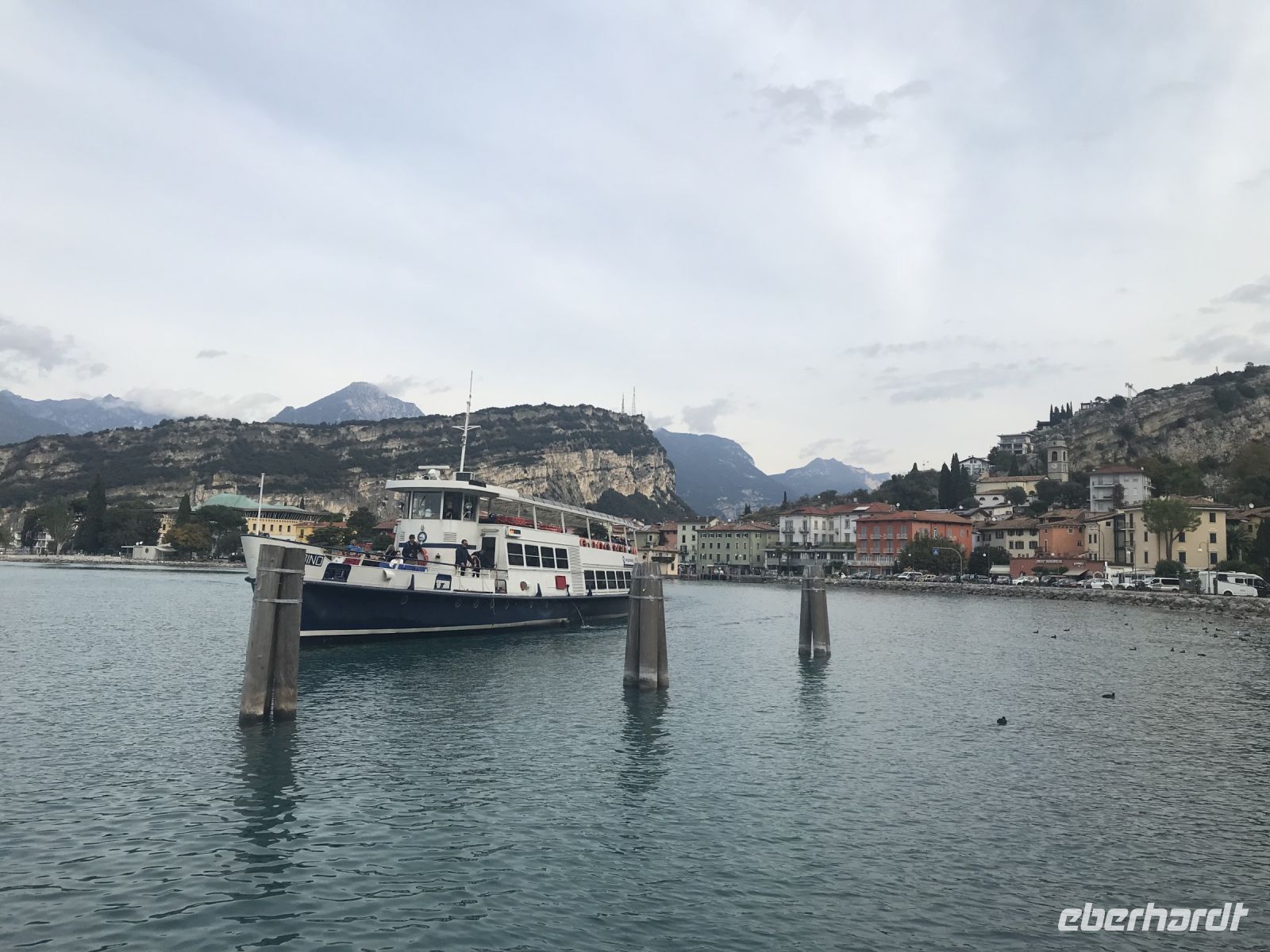 Wanderreise am Gardasee 13.10.24 unser Schiff nach Limone