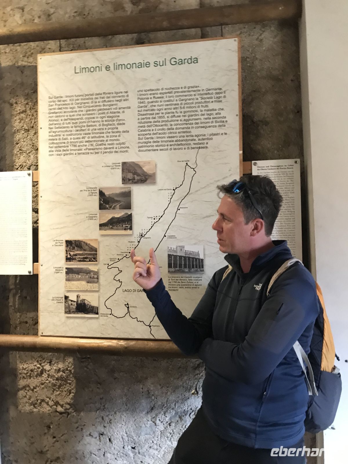 Wanderreise am Gardasee 13.10.24 - Erläuterungen im Zitronengarten von BOGI