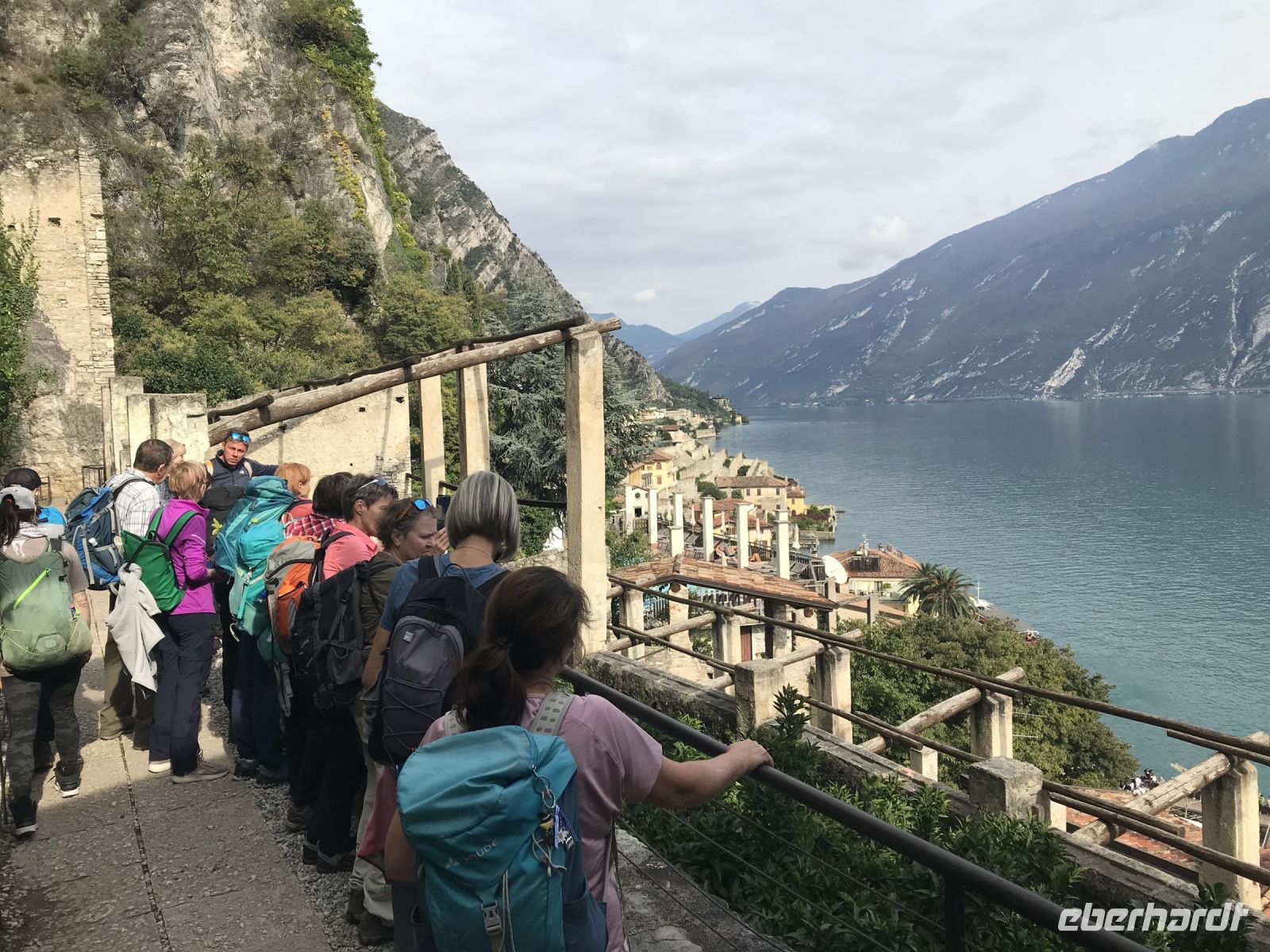 Wanderreise am Gardasee 13.10.24 - Blick aus dem Zitronengarten