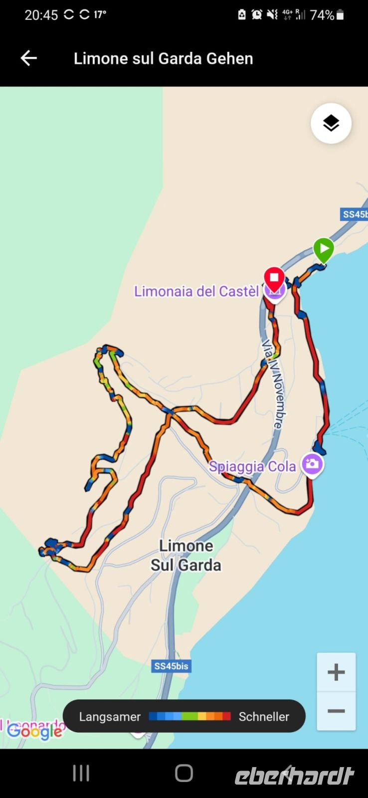 Wanderreise am Gardasee 13.10.24 unsere Wanderung heute