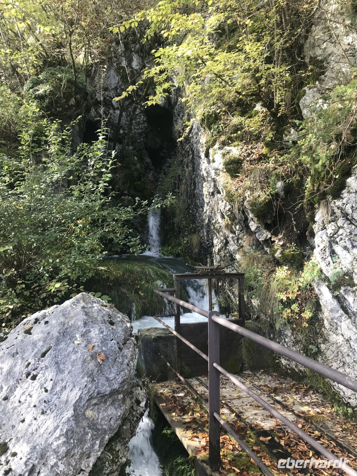 Wanderreise am Gardasee 14.10.2024 Start - Wasserfall Stenio -hier noch ganz plätschernd