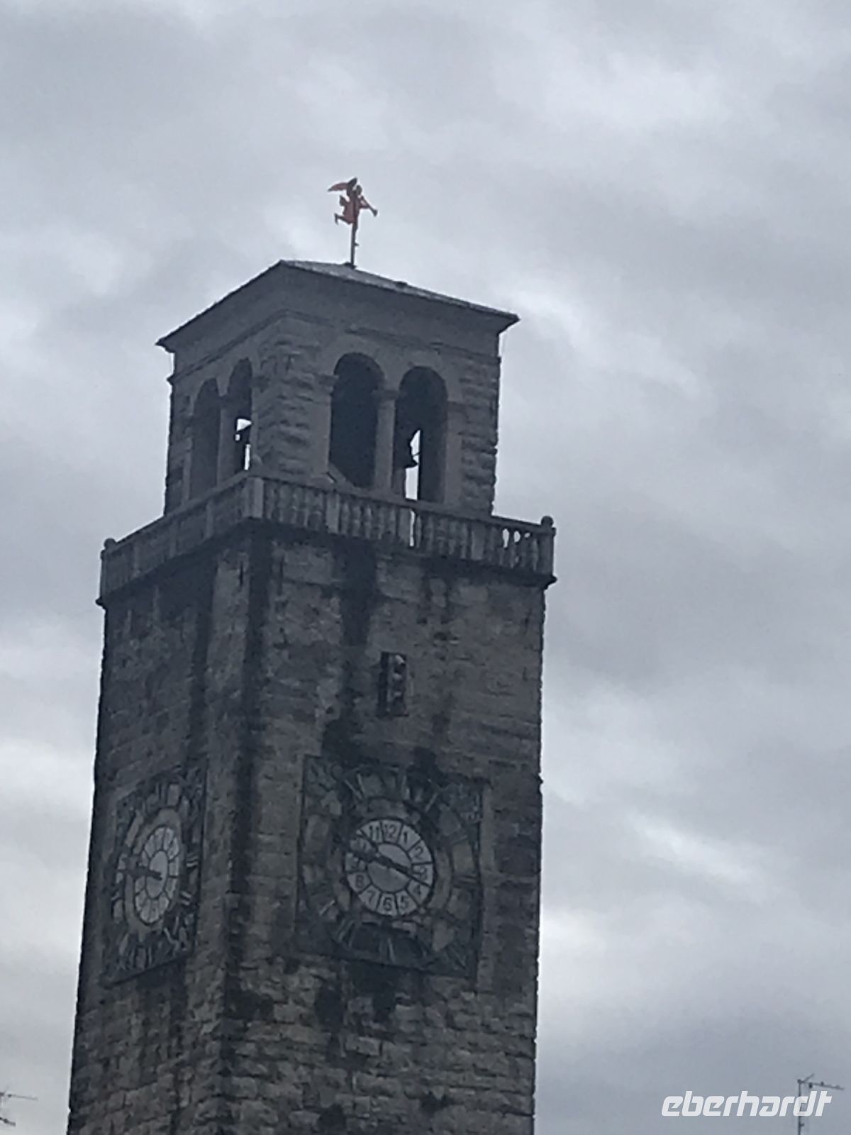 Wanderreise Italien 17.10.2024 Riva- Torre Apponale - Stadtturm mit Wetterengel 