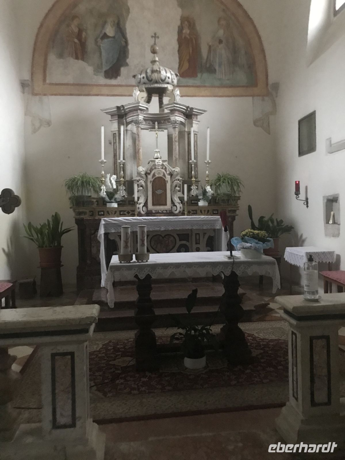 Wanderreise Italien 18.10.2024 Kirche von Ballion zum 