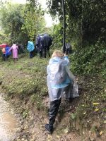 Wanderreise Italien 18.10.2024 Wanderung von Ballion zum Bergsee Tenno - war schon matschig