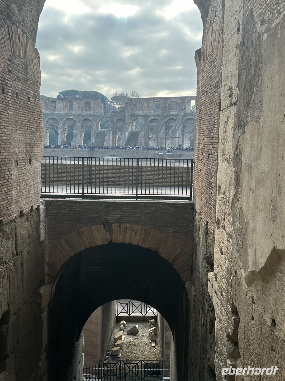 das Kolosseum von innen 