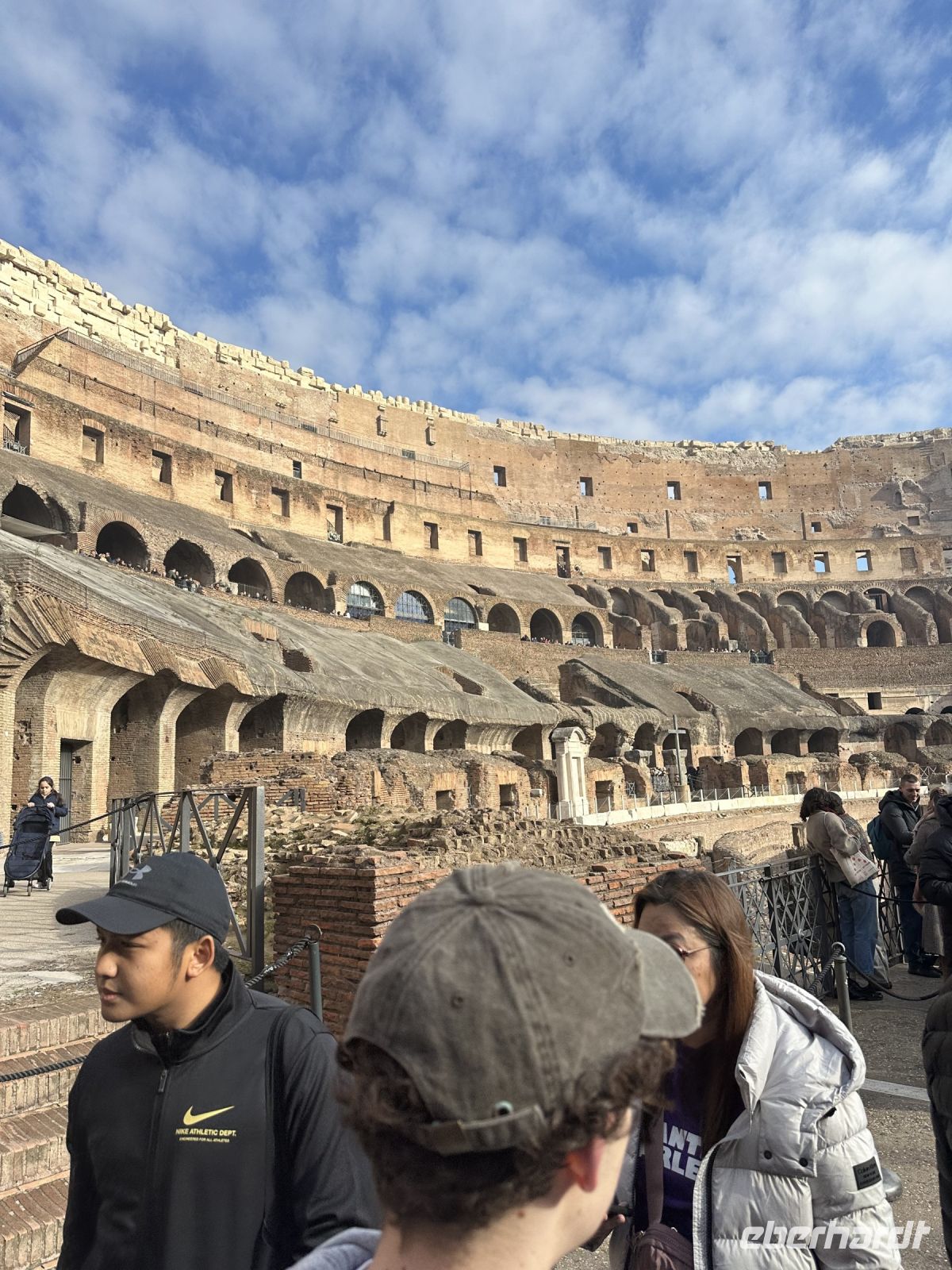 das Kolosseum von innen 