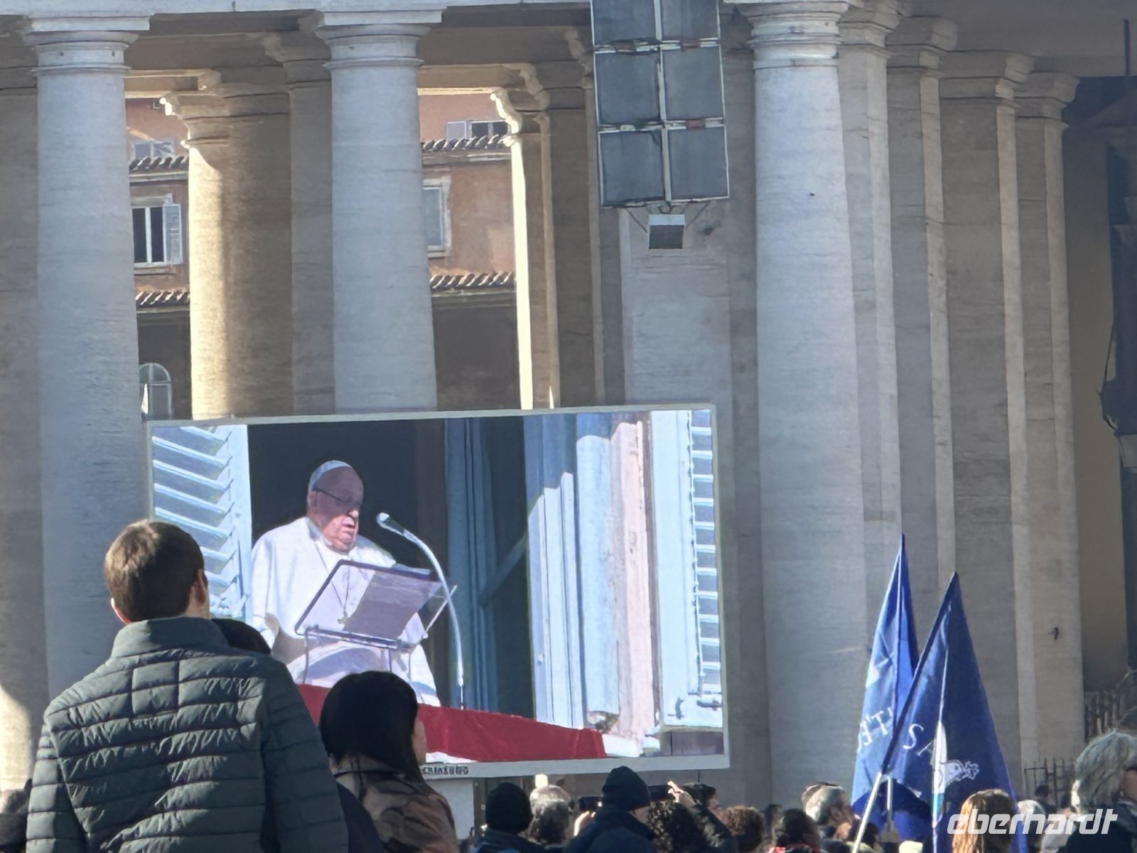 der Papst bei seiner Neujahrsansprache 