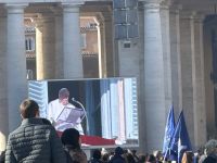 der Papst bei seiner Neujahrsansprache 