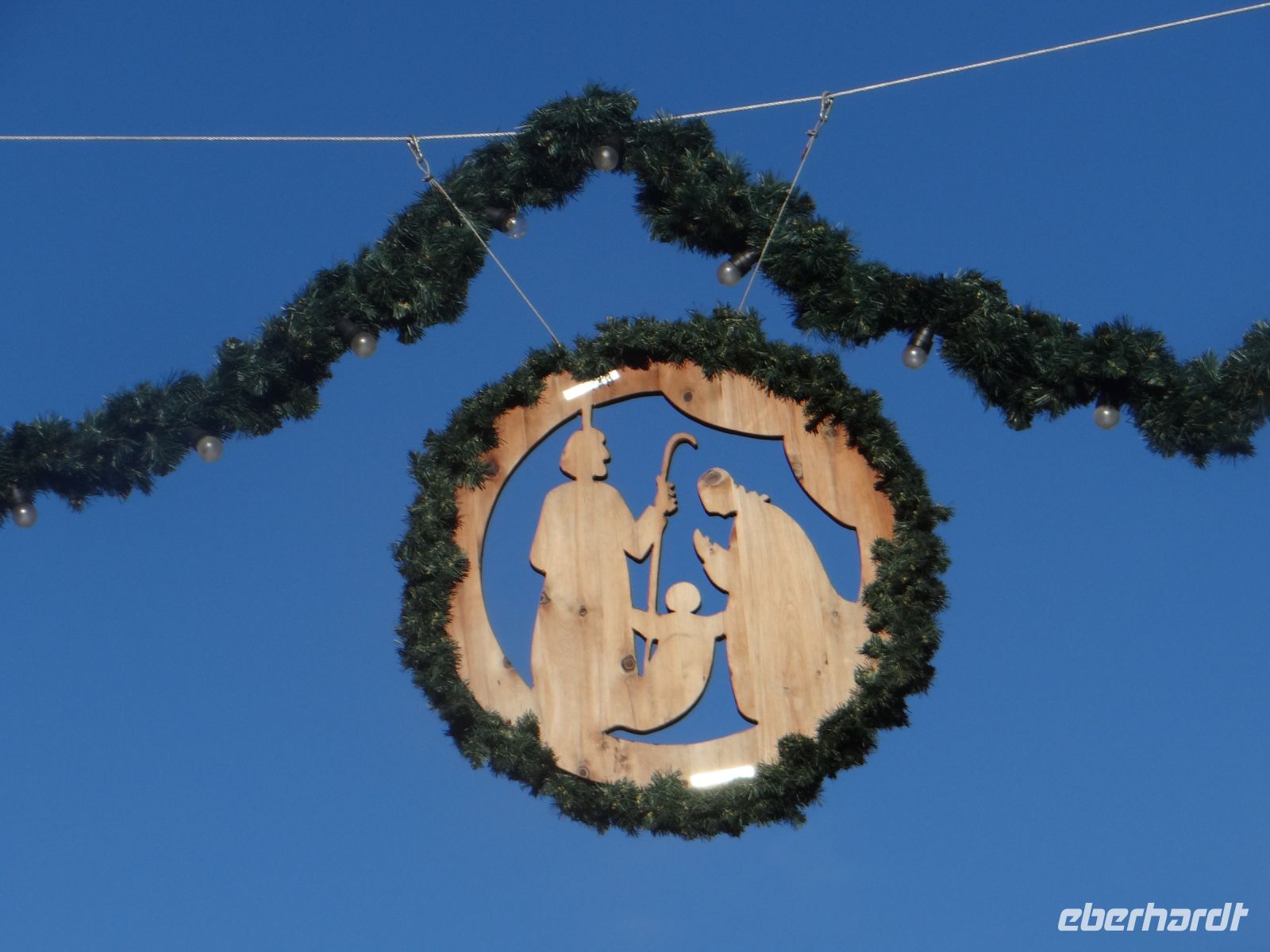 St. Ulrich, Weihnachtsdekoration in den Straßen