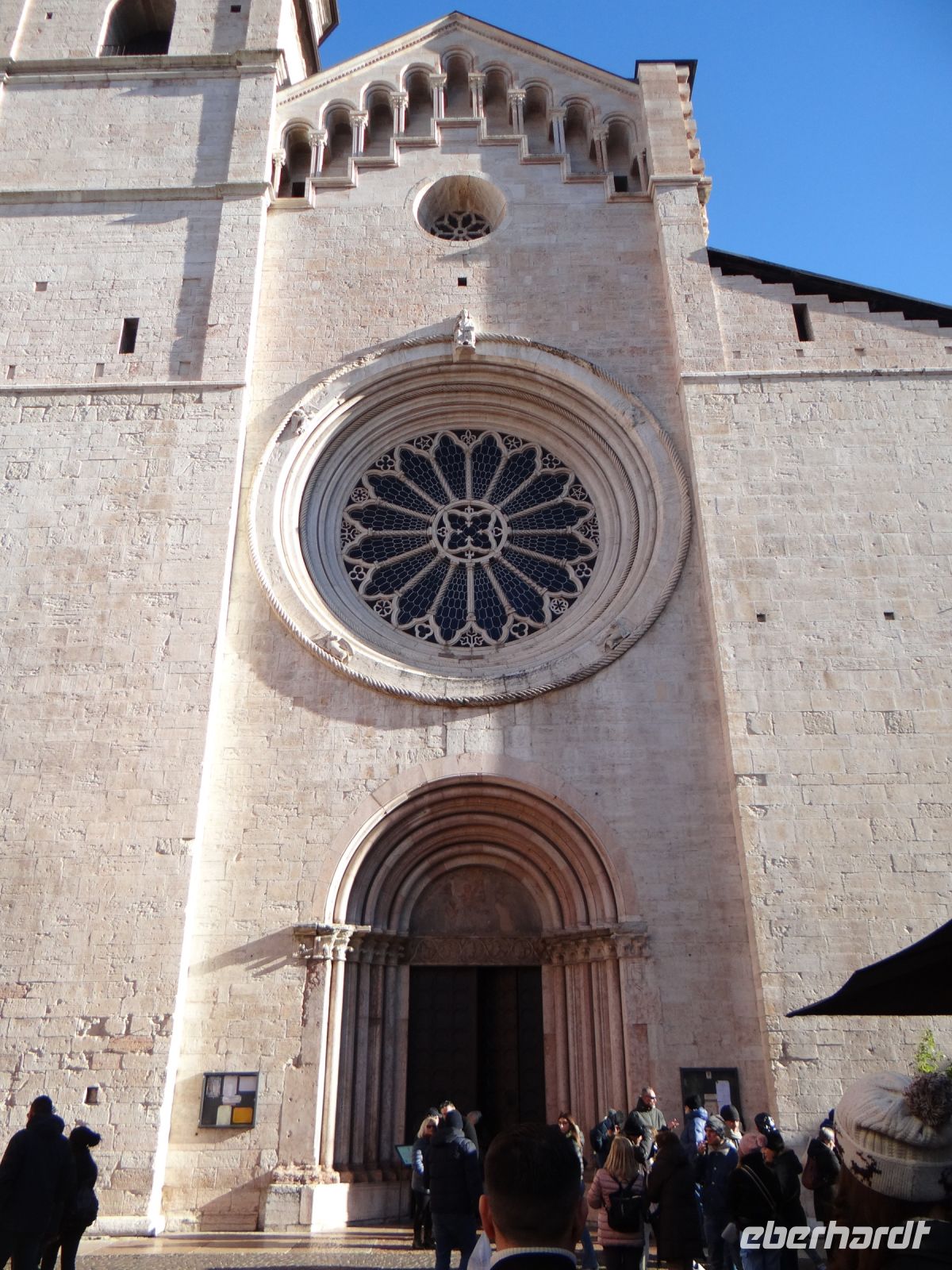 Trient, die Westfassade der Kathedrale