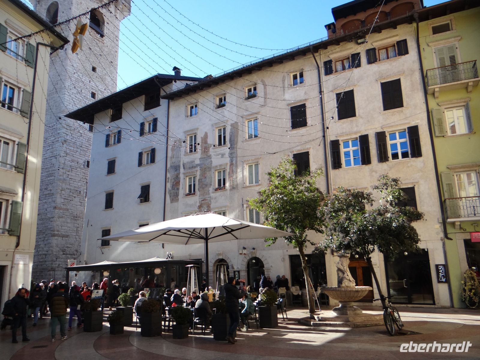 Trient, Sonnenplätze am letzten Tag des Jahres - dolce vita