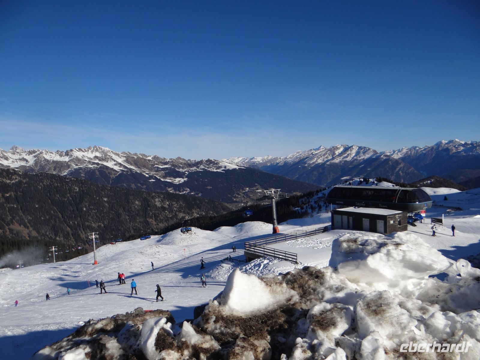 Die Aussicht vom Jaufenpass nach Norden.
