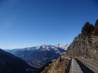 Jaufenpass, nun geht es in zehn Kehren wieder nach unten, Richtung Meran. 