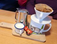 Einkehr in der Rinderplatz-Hütte Filterkaffee