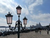 Rosa Laternen in Venedig