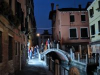 Erster Abend in Venedig