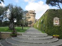Vatikanische Gärten: Leoninische Mauer und Johannesturm