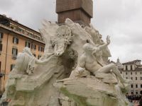 4 Flüsse-Brunnen auf Pz. Navona