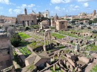 Rom. Forum Romanum, Blick vom Palatin