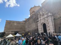 Rom. Andrang am Eingang zu den Vatikanischen Museen