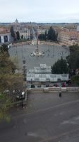 Piazza del Popolo vom Pincio aus gesehen, Rom.