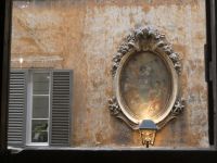 Fassade Haus nahe Pantheon, Rom