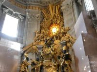 Altar von Bernini. Petersdom, Rom.