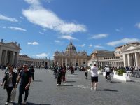 Der Petersplatz. Rom.