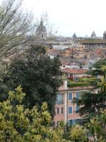Blick Panoramaweg, Pincio, Rom