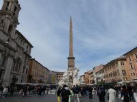 Piazza Navona, Brunnen mit Obelisk, Rom