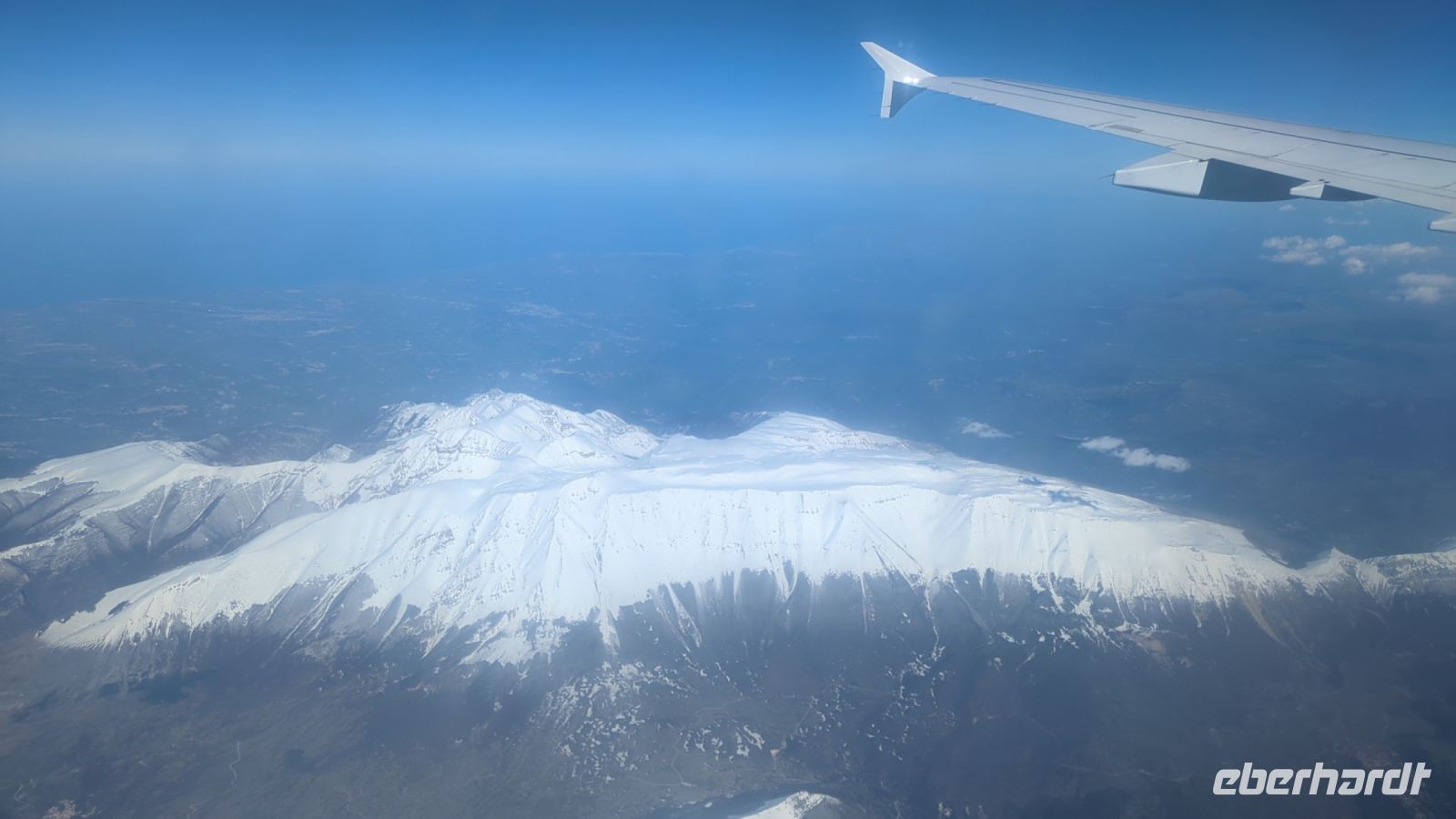auch in den Apenninen lag noch Schnee