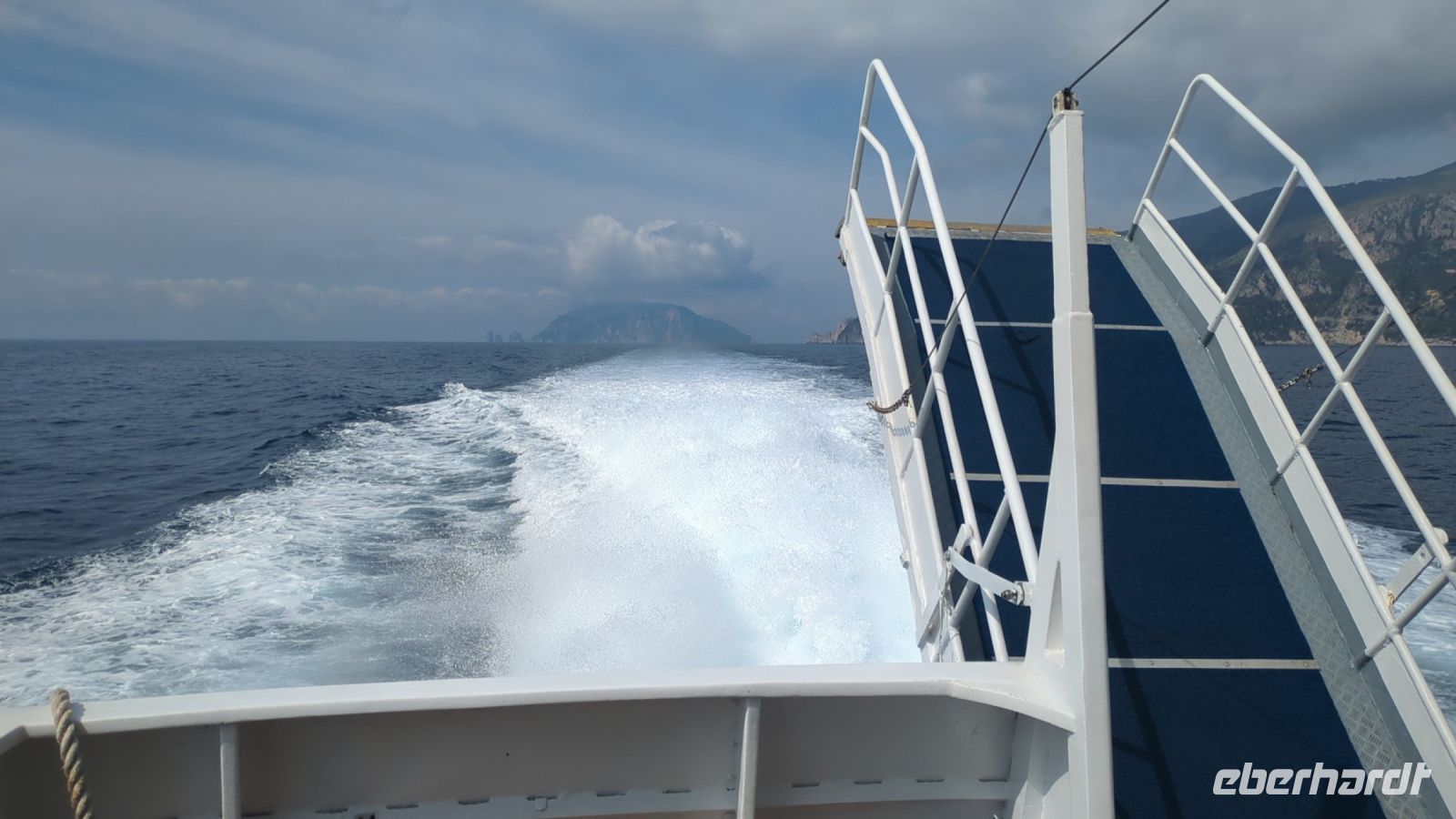 mit Volldampf zunächst nach Salerno