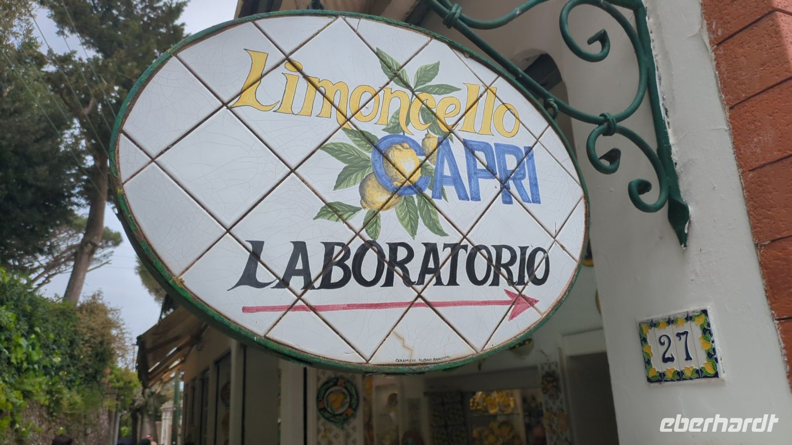 hier probierten wir Limoncello und andere Köstlichkeiten