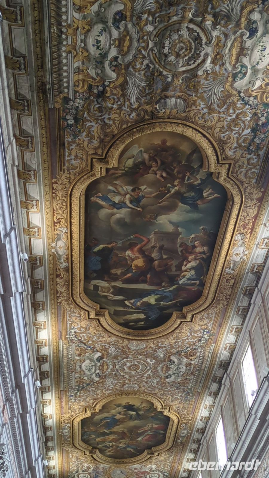 Deckenbemalung in der Kathedrale von Sorrent