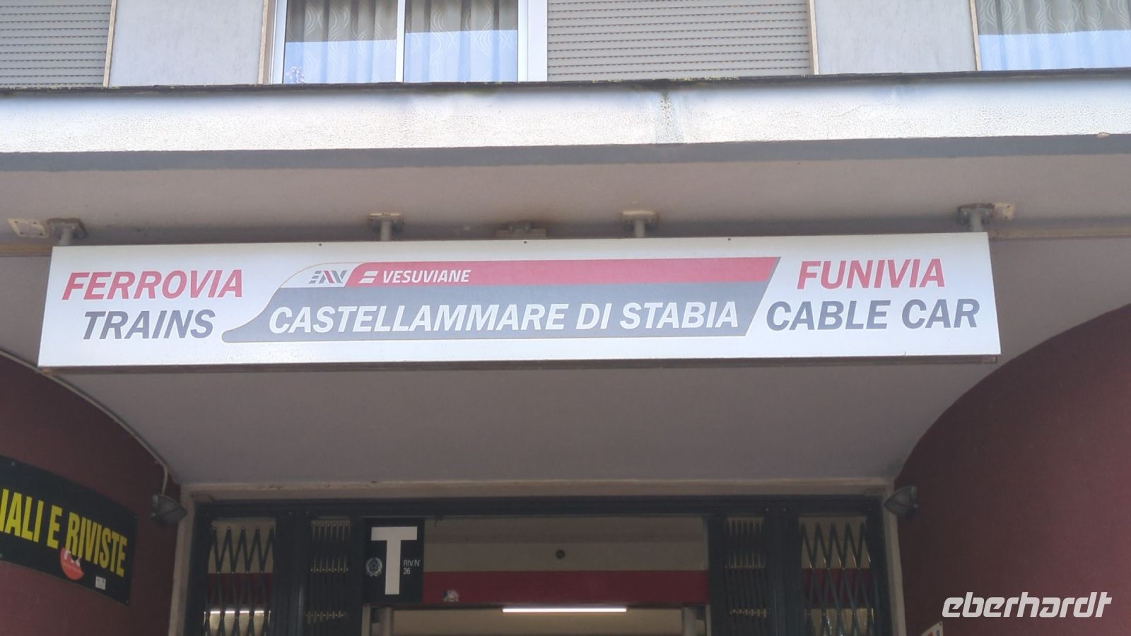 Bahnhof des Vorortzuges,  genannt Vesuviano