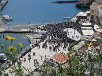 Lipari: Beginn der Ostersonntagsprozession